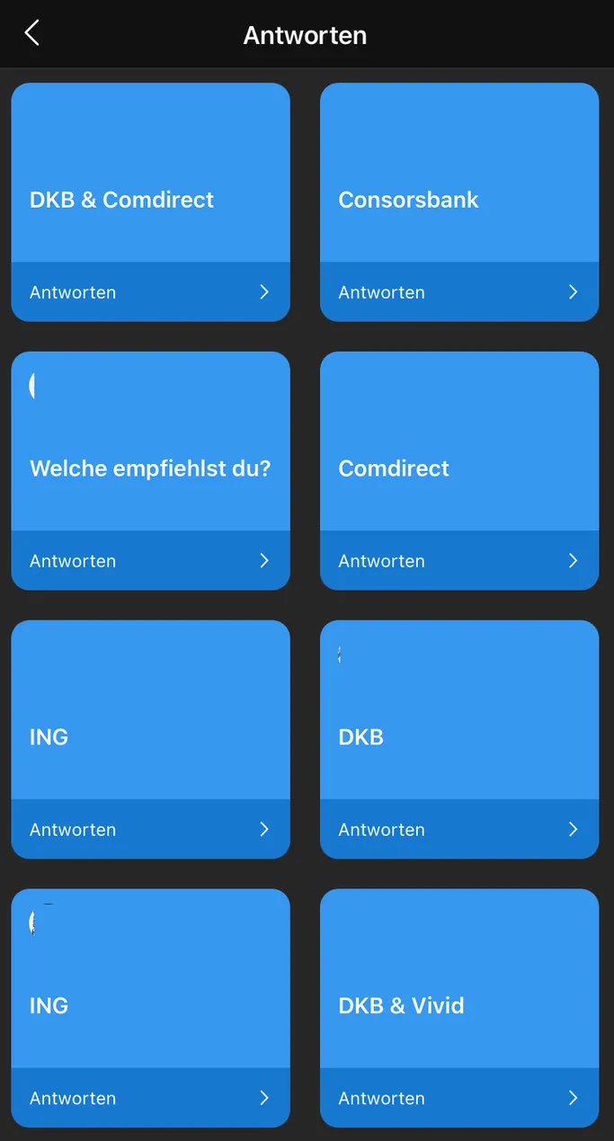 Abstimmung zu den besten Girokonten