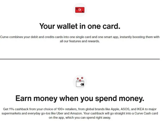 Cashback mit Curve