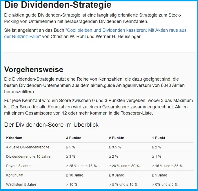 Die Dividenden-Stragie: Was ist das eigentlich? AktienGuide? 