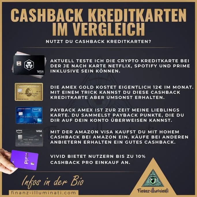 Die richtigen Cashback Kreditkarten nutzen