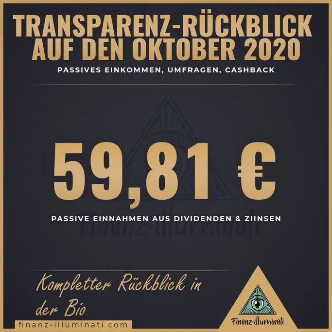 Dividenden im Oktober 2020 