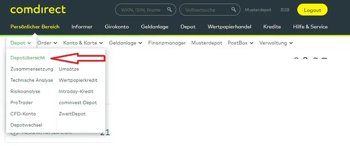 Einstandskurse bei der Comdirect nachtragen