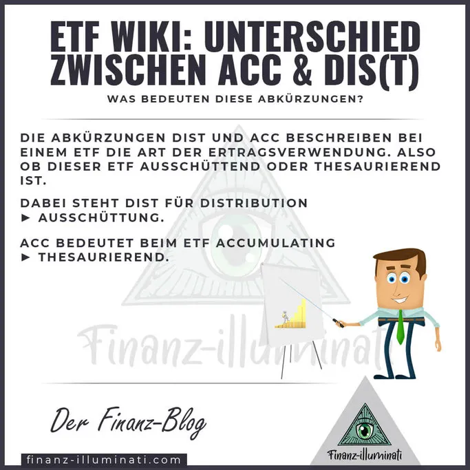 ETF Unterschied zwischen ACC und DIST DIS