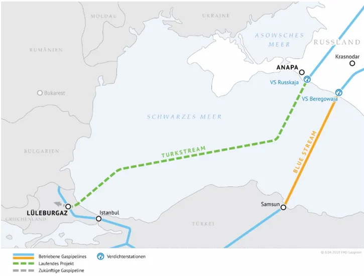 Gazprom - Turkstream - Bildquelle gazprom,com