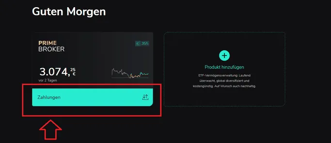 Geld einzahlen bei Scalable Capital?