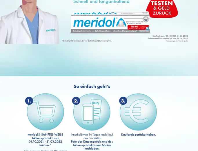 Gratis Zahnpasta