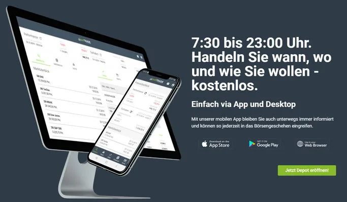 Handelszeiten bei JustTrade Depot Broker 