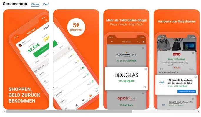 iGraal Cashback Screenshot