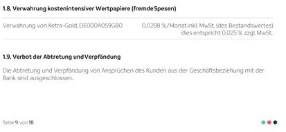 Smartbroker Preis- und Leistungsverzeichnis