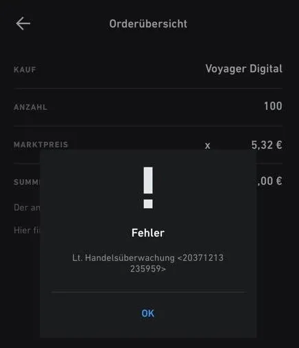 Lt. Handelsüberwachung <20371213235959 bei Trade Repubic