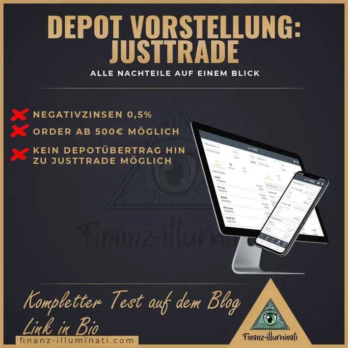 Nachteile bei JustTrade Broker