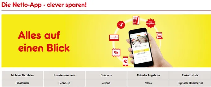 netto app cashback mit deutschlandcard kombinieren