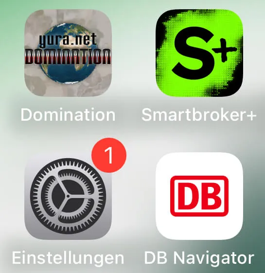 Smartbroker+ App auf dem Bildschirm eines iPhones