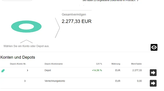 Smartbroker: Beispielbild der Bedieneroberfläche - Erfahrungen mit dem Smartbroker