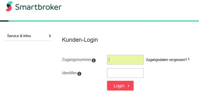 Smartbroker - wo finde ich meine Zugangsnummer?