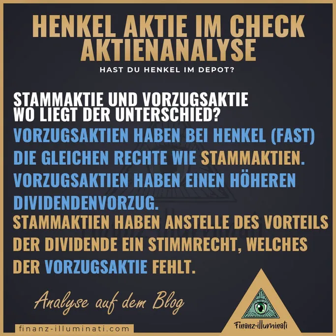 Unterschied Henke Stammaktie und Vorzugsaktie
