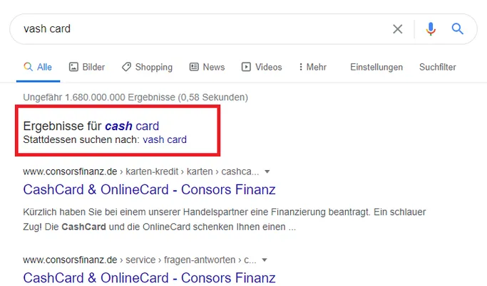 VashCard Meinung