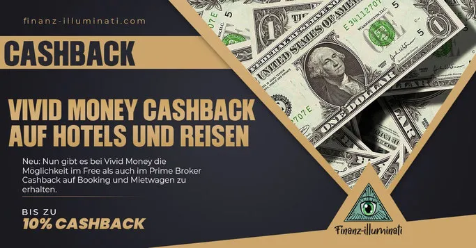 Vivid Money Cashback für Booking.com Hotels und Mietwagen