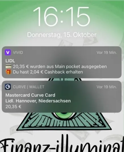 Vivid Money Liste aller Cashback Partner