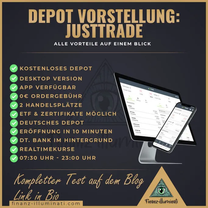 Vorteile bei JustTrade