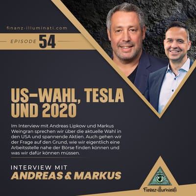 Cover: 📈US-Wahlen, Tesla, Jobs an der Börse 📉 mit Andreas Lipkow und Markus Weingran